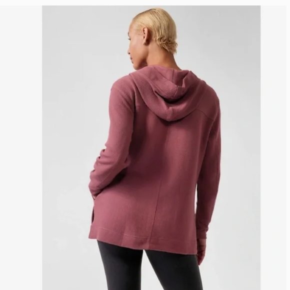 Athleta Coaster Luxe Waffle Hoodie XL - Picture 2 of 14